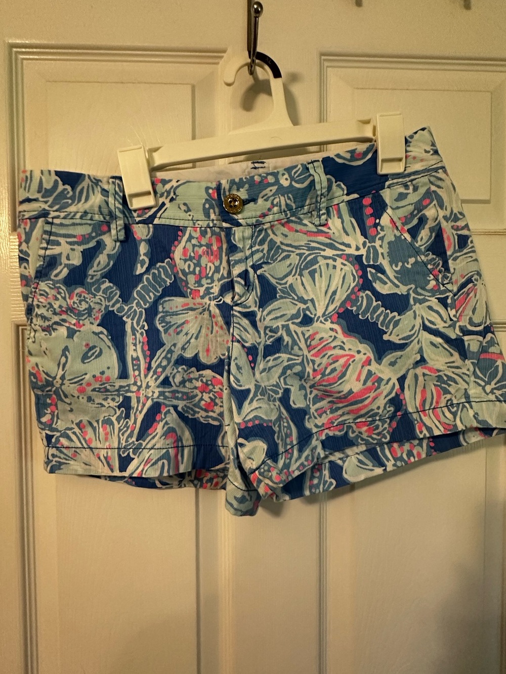 Blue Shell Print 🐚 Print Women’s Lilly Pulitzer Callahan Shorts